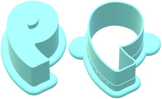 Number Cake Pop Mold with Embosser | Deluxe Cutter and Popper (Number 6 or 9 Cake Pop Mold)