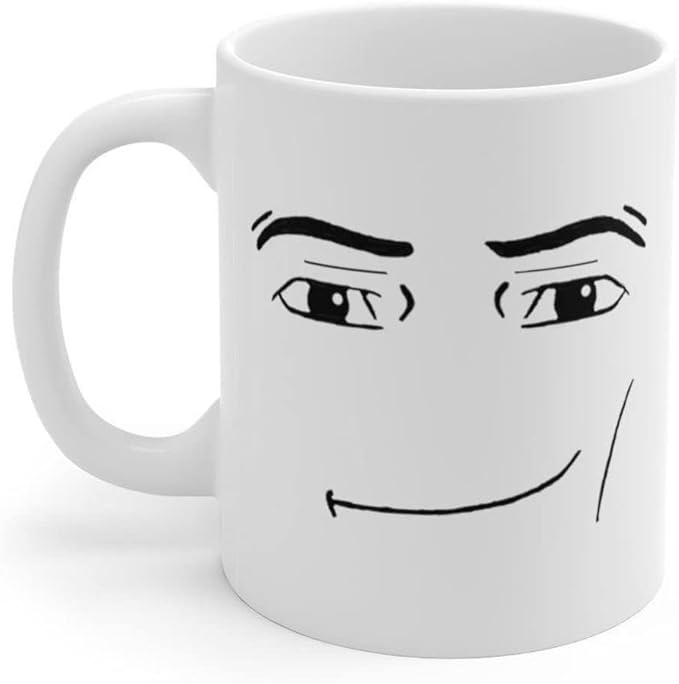 Game Inspired Mug Funny Faces Coffe Mug Cute Gamer Coffe Cup Idea Gift(2)