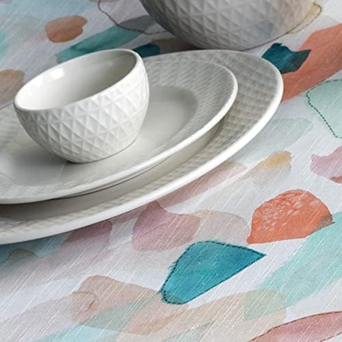 Maison d' Hermine Table Cloth Square Table 100% Cotton 54 x 54 Inches Tablecloth Reusable Decorative for Dining Room Farmhouse Home Valentines Day Decorations Spring Summer - Summer Picnic
