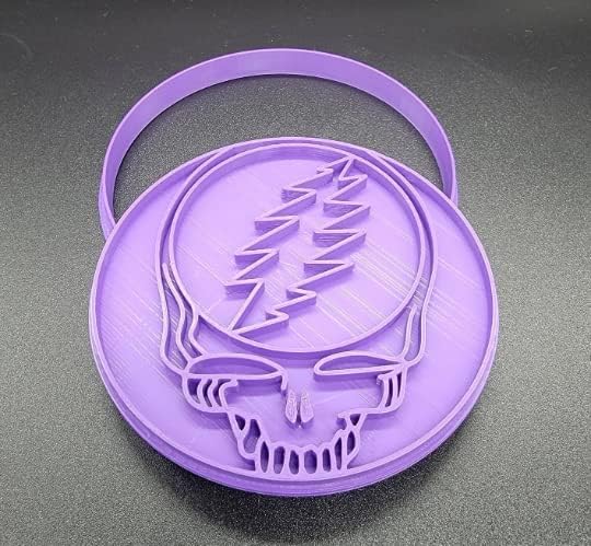 Greatful Dead Cookie Cutter & Stamp