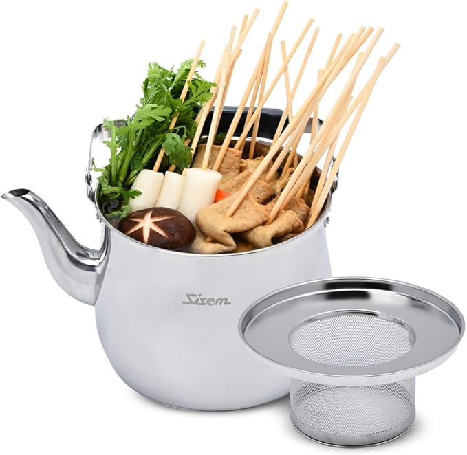 Stainless steel Tea kettle pot A with Removeable Infuser set, tea maker stove top (gas&induction&electronic)