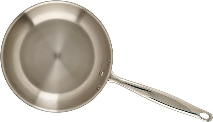 WINCO Tri-Ply Frying Pan, Silver