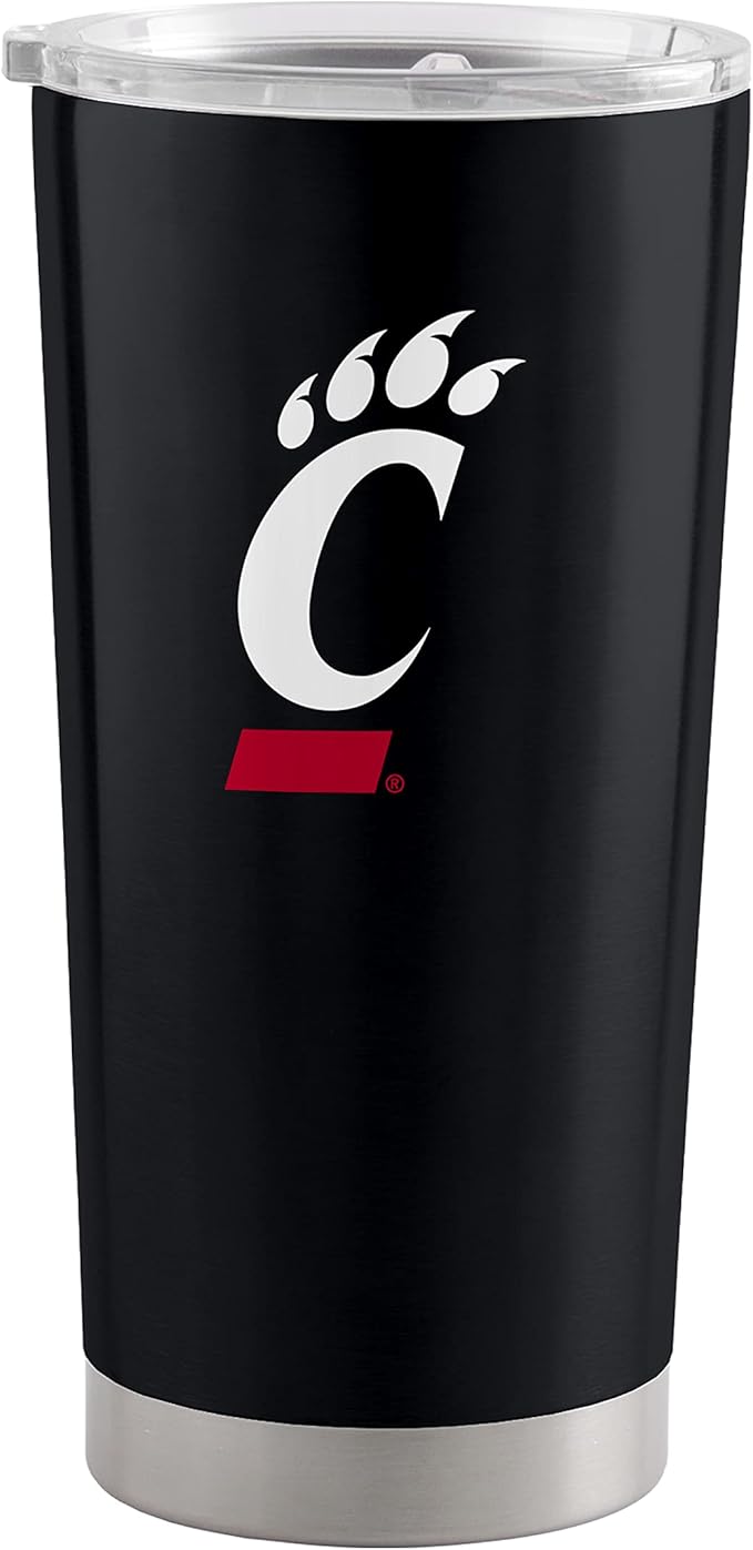 Logo Brands 20 oz Powder Coat Tumbler- Insulated Tumbler with Lid for Water, Iced Tea or Coffee, Smoothie and More