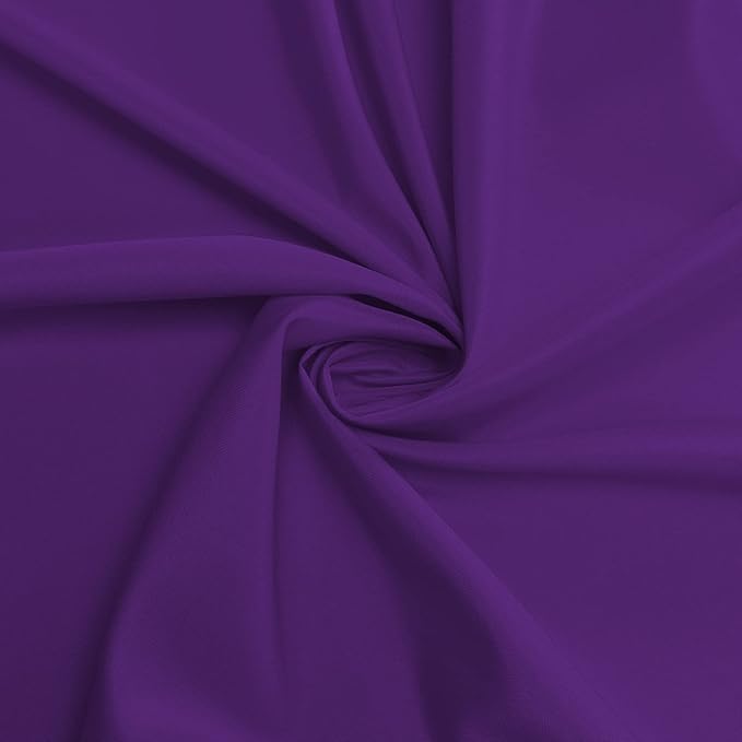 sancua Rectangle Tablecloth - 60 x 60 Inch - Stain and Wrinkle Resistant Washable Polyester Table Cloth, Decorative Fabric Table Cover for Dining Tables, Buffet Parties and Camping, Purple
