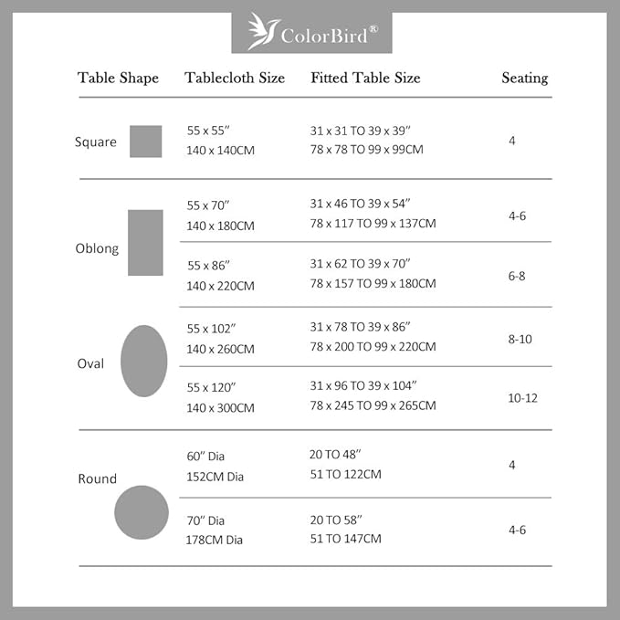 ColorBird Solid Embroidery Lattice Tablecloth Cotton Linen Dust-Proof Checkered Table Cover for Kitchen Dinning Tabletop Decoration (Rectangle/Oblong, 52 x 120 Inch, Grey)