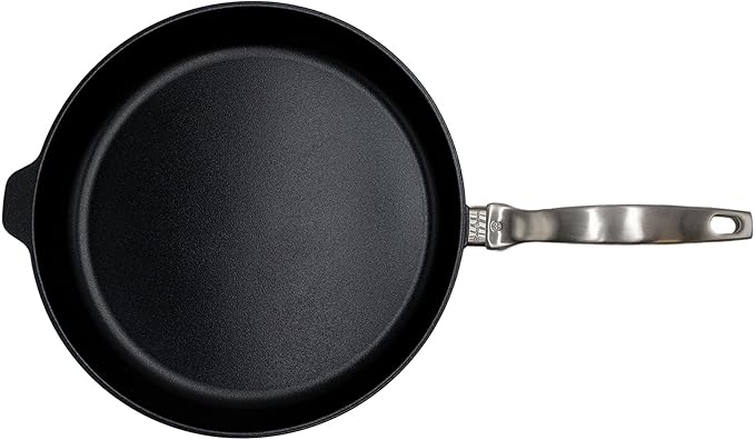 Swiss Diamond Nonstick Frying Pan Hybrid Ceramic and Diamond-Infused Fry Pan, Dou Ceramic, Dishwasher and Oven Safe Fry Pans (12.5 IN)