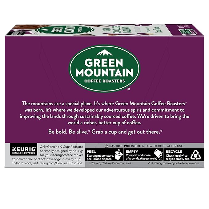 Green Mountain Coffee Roasters Dark Chocolate Hazelnut Coffee, Keurig Single Serve K-Cup Pods, 72 Count (6 Packs of 12)