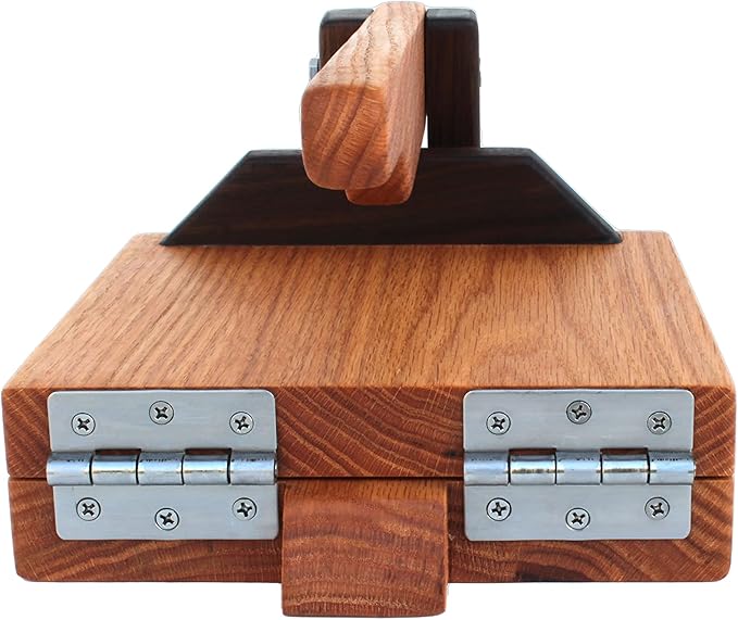 8 Inch Red Oak Tortilla Press – Handmade Hardwood Tortilla Maker by Central Coast Woodworks