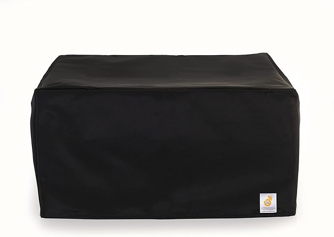 PERFECT DUST COVER The, Black Nylon Cover Compatible with Emeril Lagasse Power Air Fryer 360 Model S∙AFO-001 Toaster Oven Standard Size, Anti-Static and Double Stitched by The LLC