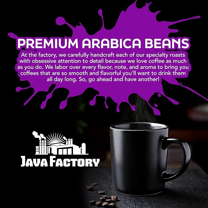 Java Factory Coffee Pods Medium Roast Coffee for Keurig K Cup Brewers, Smooth Caffeinator, 40 Count