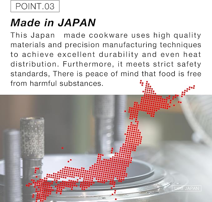 Wok pan Induction NonStick Cooker 11.8inch - Iron Embossed Surface Wood Handle Made in Japan