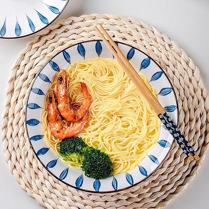 Dinnerware Set, Plates and Bowls Sets, Plates and Bowls Sets, Dishes Sets-Complete Porcelain Combination-for Home Kitchen Dining(Chiba,70 Pieces)