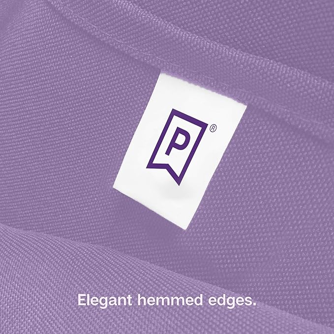 Gee Di Moda Rectangle Tablecloth - 90 x 156 Inch Lavender Table Cloth for 8 Foot Tables with Floor-Length Drop - Heavy Duty Washable Fabric for Holiday Party, Dinner, Weddings & Baby Shower