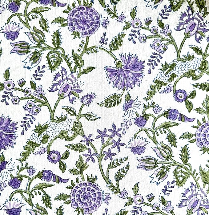 ATOSII Cotton Tablecloth Mahoka 90" Inches Round