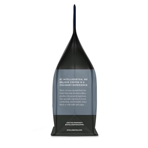 Intelligentsia Coffee, Light Roast Whole Bean Coffee, 100% Arabica Coffee - Black Cat Classic Espresso 12 Ounce Bag
