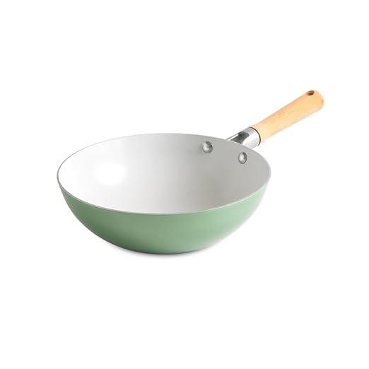 Nordic Ware Cardamom Ceramic Nonstick 10 Inch Wok