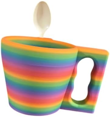 Ice Cream Pint Holder with Ergonomic Handle and Spoon Slot – No More Cold Hands or Mess – Fits Standard 16oz Pints – Colorful and Functional – Push-Up Base for Easy Removal (White)