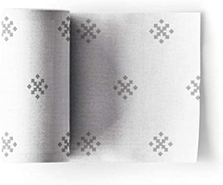 My Drap Cotton Cocktail Napkins On A Roll, Tear & Serve, Silver Stars (Small 4.5x4.5 Inch) 50 Luxury Disposable Bar Napkins, Perfect for Serving Drinks & Cocktails, Elevating Your Parties & Events.