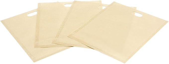 Reusable Toaster Bag - For Grilled Cheese Sandwiches, Pizza Rolls, + - Nonstick Toaster Bags Made of Teflon - BPA & PFOA Free Little Bags - Toaster Bags Reusable Up To 50 Uses (Set of 4)