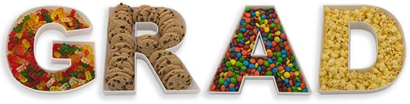 10" Reusable Plastic Box Form Tray Display for Treats, Charcuterie, Cake Pop, Candy, Charcuterie Box, Custom Charcuterie Letters Fillable - Reusable Letter Box - (White Plastic, A)