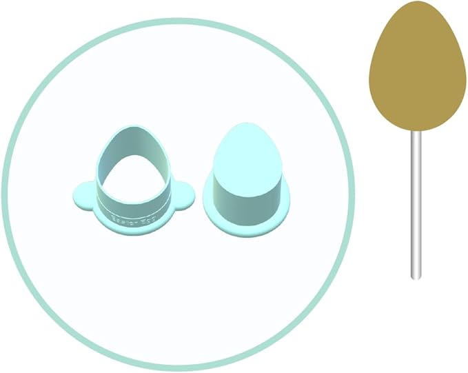 Easter Egg Cake Pop Mold | Deluxe Cutter, Popper, and Tray Option