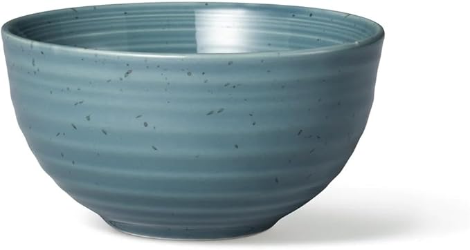 Sango Siterra Painter's Palette 16-Piece Stoneware Dinnerware Set - Service for 4, Ceramic Plates and Bowls Sets, Chip Resistant, Rustic Dishware, Microwave & Dishwasher Safe Kitchen Dishes