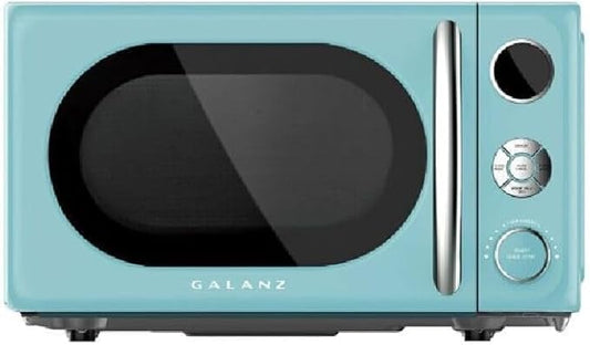 0.7 cu ft Vintage Countertop Microwave Oven 700 Watt Blue OEM Genuine Parts