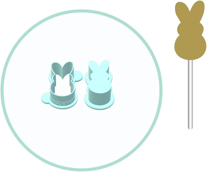 Bunny Cake Pop Mold | Deluxe Cutter, Popper, and Tray Option