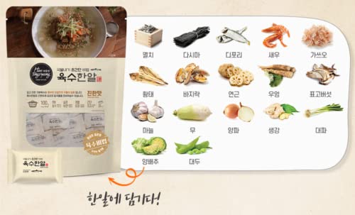 HaeTongryeong Freeze-dried, Deep Taste Coin Stock 100g(4g x 25pcs, 0.22lb, 3.52oz), Korean Broth, Soup base, 육수한알, 진한맛