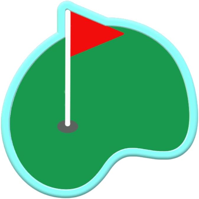 Golf Green Cookie Cutters (Standard Cutter 4.5")