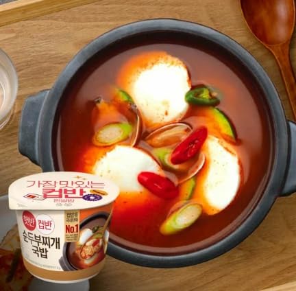 CJ Instant rice Hetbahn CupBan (3bowls, Soft Tofu Stew)