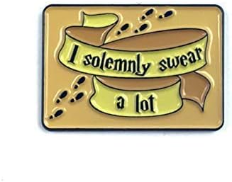 I Solemnly Swear A Lot Enamel Needle Minder