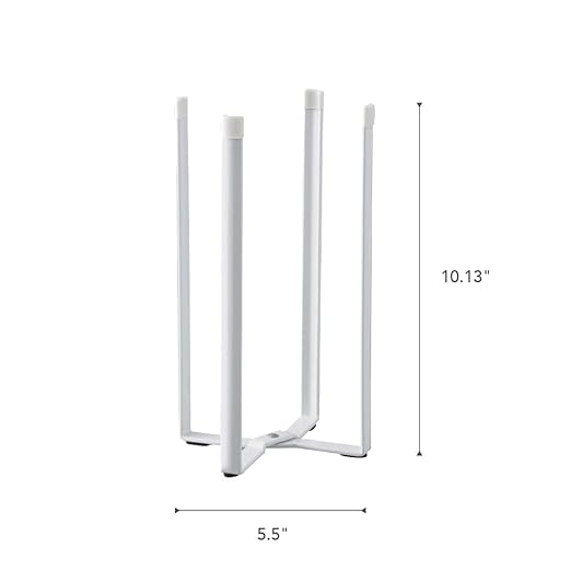 YAMAZAKI Home Tower Kitchen Multi Eco Stand - Multifunctional Plastic Bag Holder Bottle Dryer - Steel