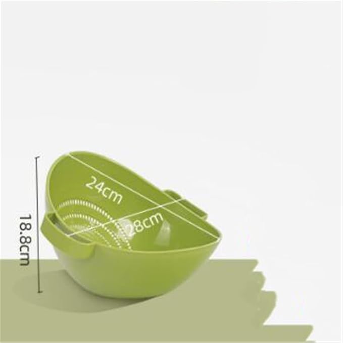 JSEIAJB Kitchen Washing Basin Vegetable Draining Basket Vegetable Filter Basket Washing Basket(E)