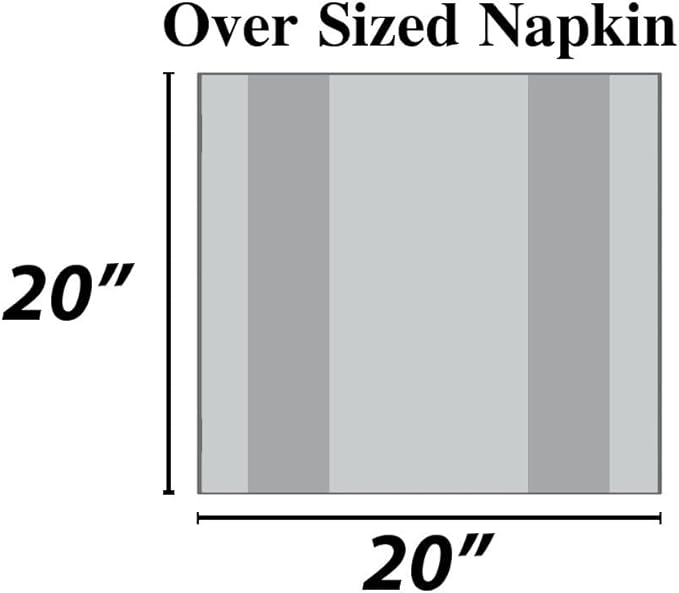 Urban Villa Cotton Dinner Napkins Set of 12, 20x20 Inche Soft Premium Cotton Napkins, Hotel Quality Highly Absorbent, Reusable & Washable Table Dinner Napkins (Taupe/Choco/Ivory, Buffalo Checks)