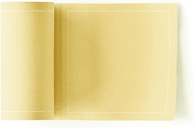 My Drap Cotton Cocktail Napkins On A Roll, Tear & Serve, Pastel Yellow (Small 4.5x4.5 Inch) 50 Luxury Disposable Bar Napkins, Perfect For Serving Drinks & Cocktails, Elevating Your Parties & Events.