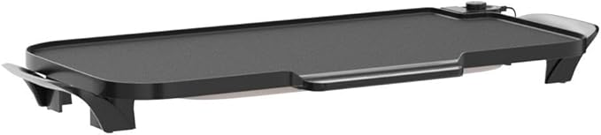 Presto 07061 22-inch Electric Griddle With Removable Handles, Black, 22-inch