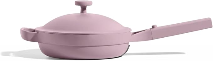 Our Place Mini Always Pan | 8.5" Ceramic Pan with Modular Lid & Beechwood Spatula | Patented 10-in-1 Nonstick, Non-Toxic Cookware Made Without PFAS | Induction & Oven-Safe up to 450°F | Lavender