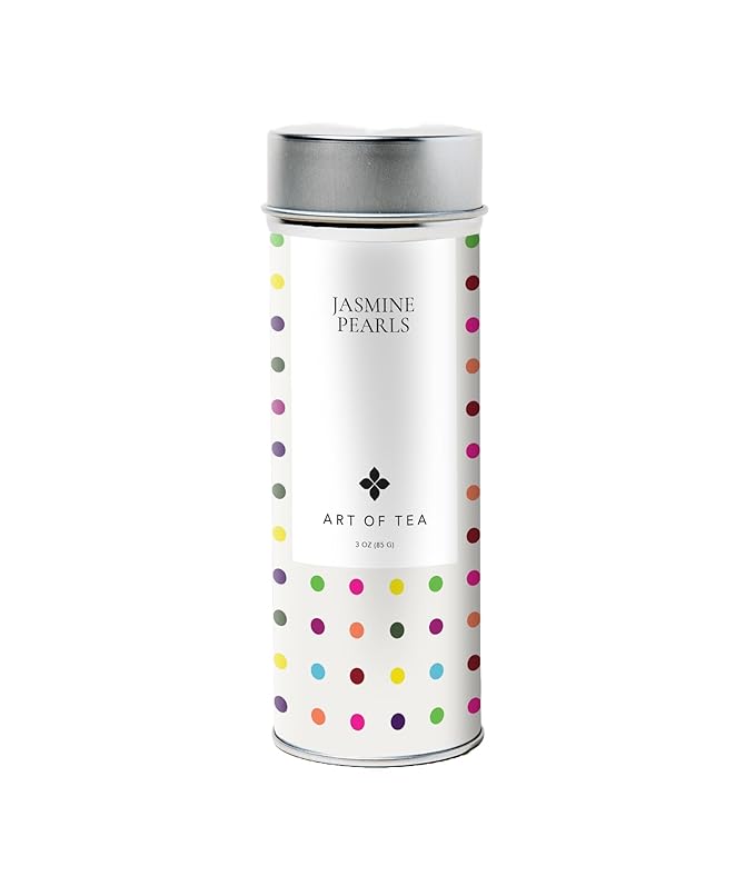 Art of Tea | Jasmine Pearls 3oz (Jasmine Tea) | Artisan Loose Leaf Tea Tin