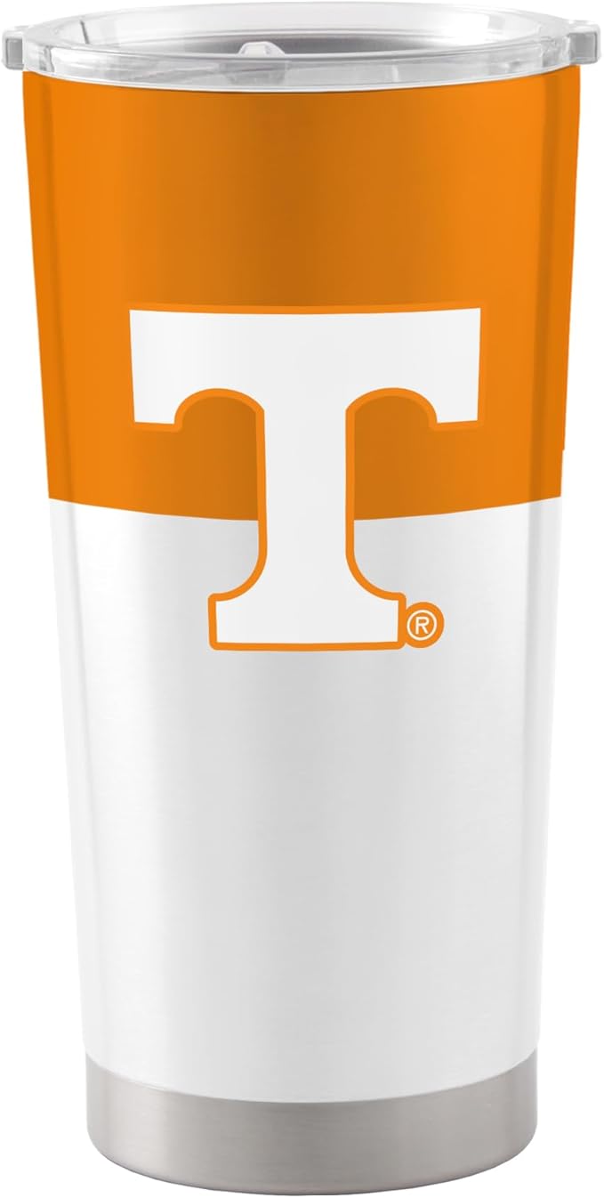 Logo Brands 20 oz Powder Coat Tumbler- Insulated Tumbler with Lid for Water, Iced Tea or Coffee, Smoothie and More