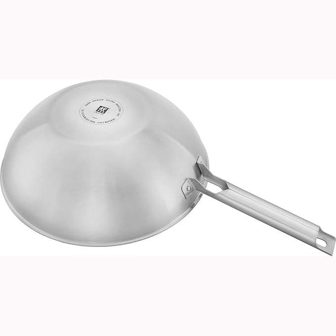 ZWILLING Joy Plus 12-inch Stainless Steel Nonstick Wok with Lid