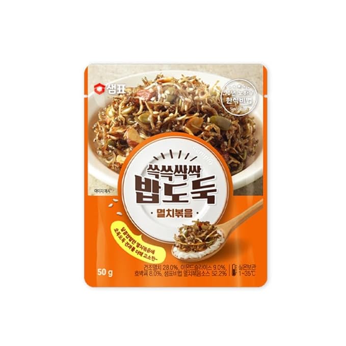 KOREAC_ [3packs] Braised,Spicy Stir-fry Dried Squid,Sweet stir-fry anchovies_(9.16 oz) 장조림 150g, 오징어채 볶음 60g, 멸치볶음 50g
