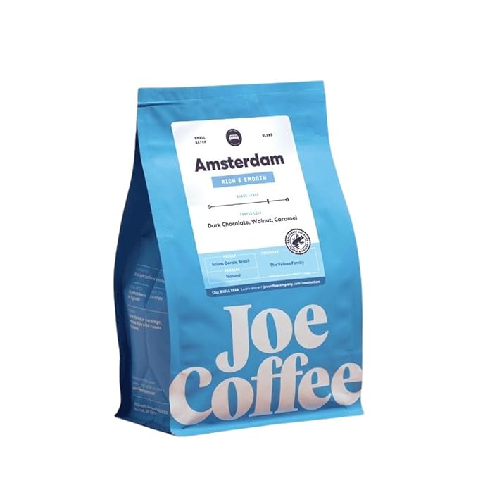 Amsterdam - Roasted by Joe Coffee Company - Whole Bean Coffee - 5 Pound Bag