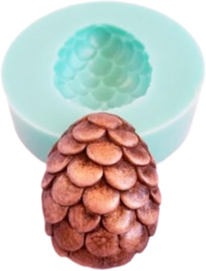 Dragon egg Mold - Silicone mold - Chocolate Mold non-stick and stretchable candle melsr mold, wax melt mold, resin art mols, soap making mold dragon egg NC091