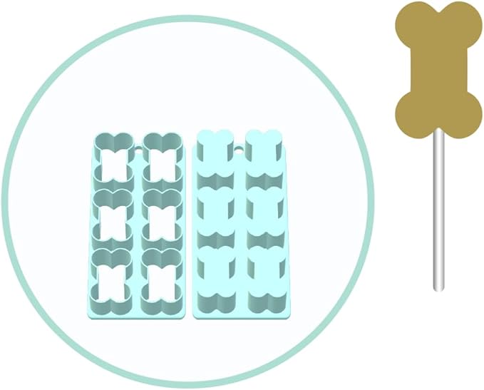 Dog Bone Cake Pop Mold | Single or Multi-popper (6 in 1 Multi-popper)