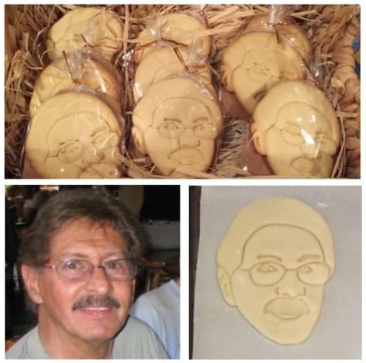 Custom Personalized Portrait Face Cookie Cutter, A Good Birthday Gift, Wedding Present, Christmas or Anniversary Present, Great for Mother's or Father's Day