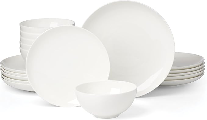 Lenox 899187 Studio 1414 Coupe 18-Piece Dinnerware Set, Service For 6