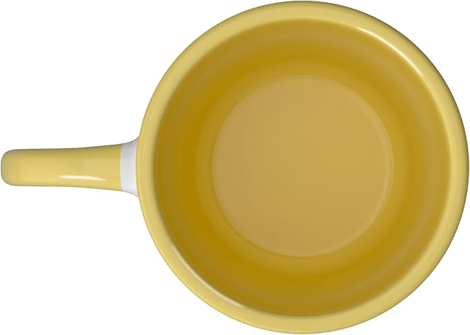 Holy Shift Look at the Asymptote Math Teacher Science Ceramic Mug, Yellow/White