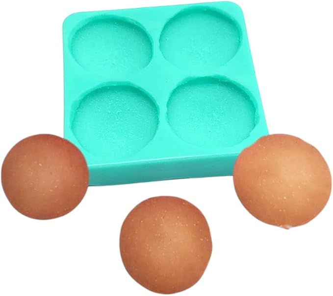 Natucraft Vanilla Wafer Mini Cookies Silicone Mold - Wax, Soap, Resin, Candle - Translucent, Flexible, Realistic Shape