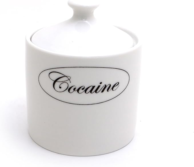 Cocaine Parody Sugar Bowl - For Sugar only